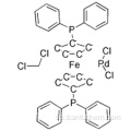 1,1&#39;-Bis (difenylfosfino) ferrocen-palladium (II) diklorid-diklormetan-komplex CAS 95464-05-4
